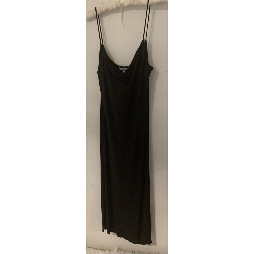 Sincerely Jules Slip Y2K Slinky Dress Womens L Midi Strappy Silky Sexy Evening